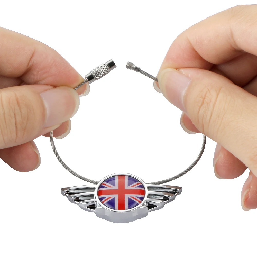 1 шт. брелок для ключей из нержавеющей стали Mini Cooper JCW One S Clubman Countryman R55 R56 R60 R61 F55 F56