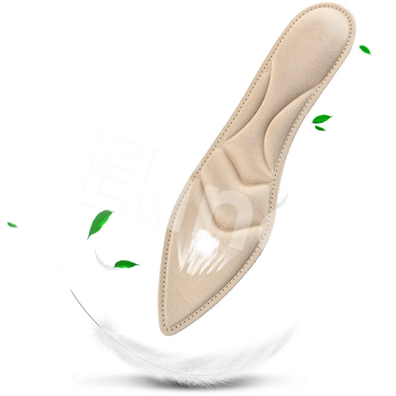 Elino 4D стелька для женщин высокий каблук острый губка, обувная Подушка вкладыши Женская стелька обезболивающая внутренняя подошва обуви
