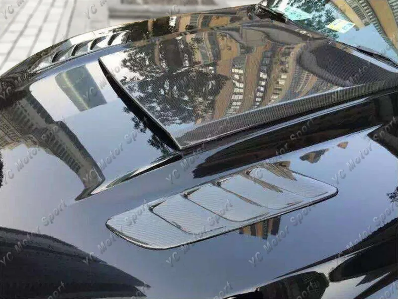 2014-2016 Ford Mustang Roush Style Hood Scoop CF (4)