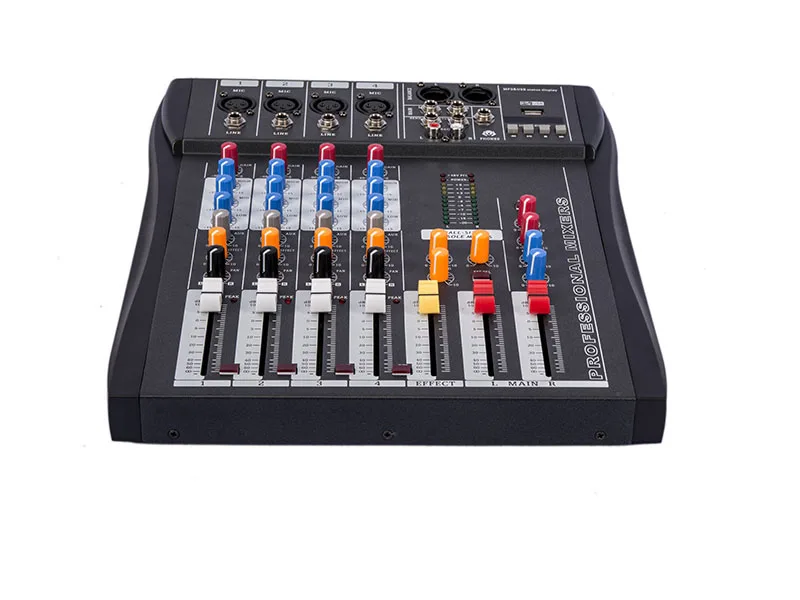 Prix pour Nouveau CT40S-USB LED 4 Canaux Console De Mixage Matériel Professionnel Audio DJ Mélangeur Prix pour Nouveau CT40S-USB LED 4 Canaux Console De Mixage Matériel Professionnel Audio DJ Mélangeur