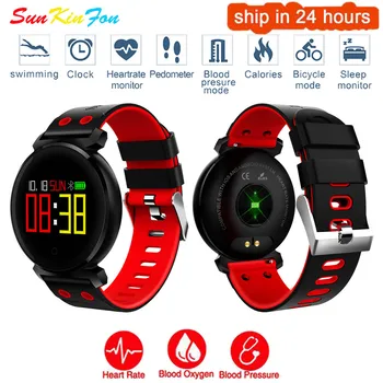 

Smart Wristband Bracelet Heart Rate Blood Pressure / Oxygen Detection Fitness Tracker Smart Band for Samsung Galaxy S8 Plus S8
