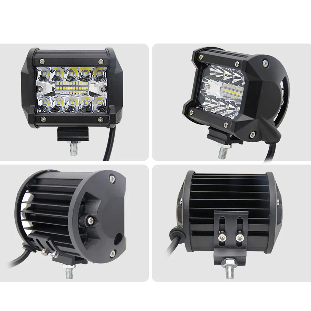 

4 Inch 60W LED Work Light Bar for Offroad Boat Car Tractor Truck 4x4 SUV ATV Car Styling
