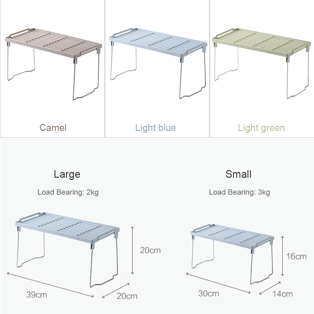 Суперпозиционная Полка для кухни, однослойная Складная стойка для хранения, ванная комната, шампунь, гель для душа, органайзер, держатель S/L