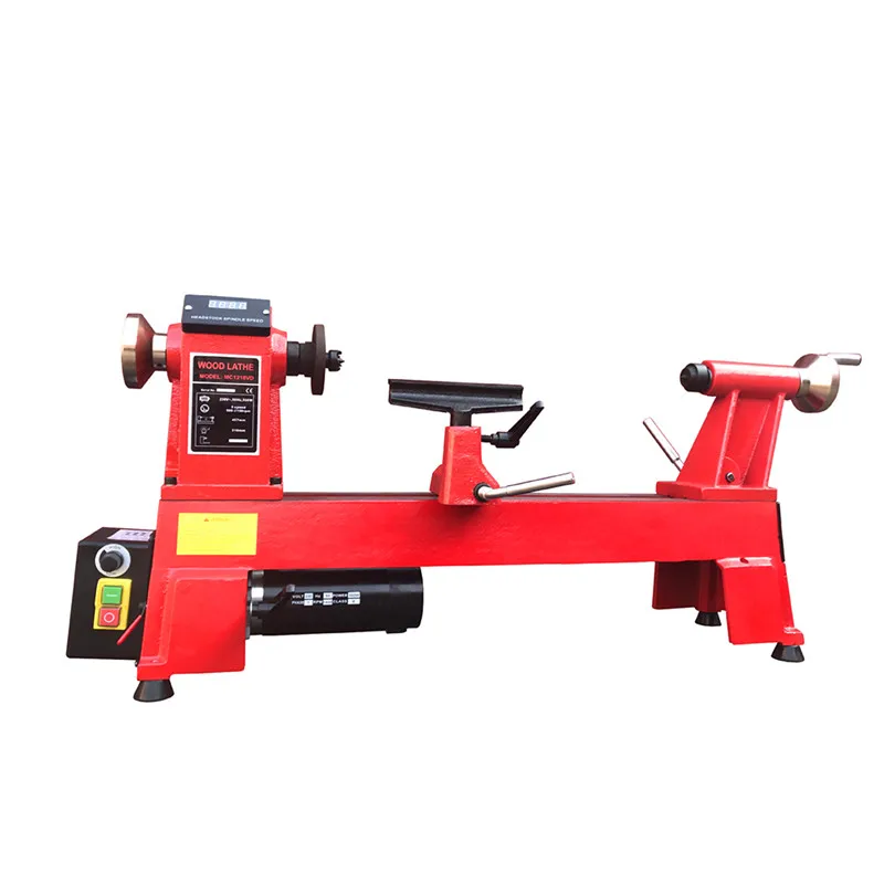 

Household Multi-function MC1218VD Mini Lathe Wooden Beads Processing Machine Hand String Miniature Buddha Machine Woodworking