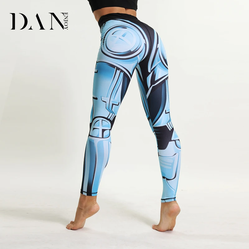 Women Floral Printed Yoga Pants High Waist Sport Printing