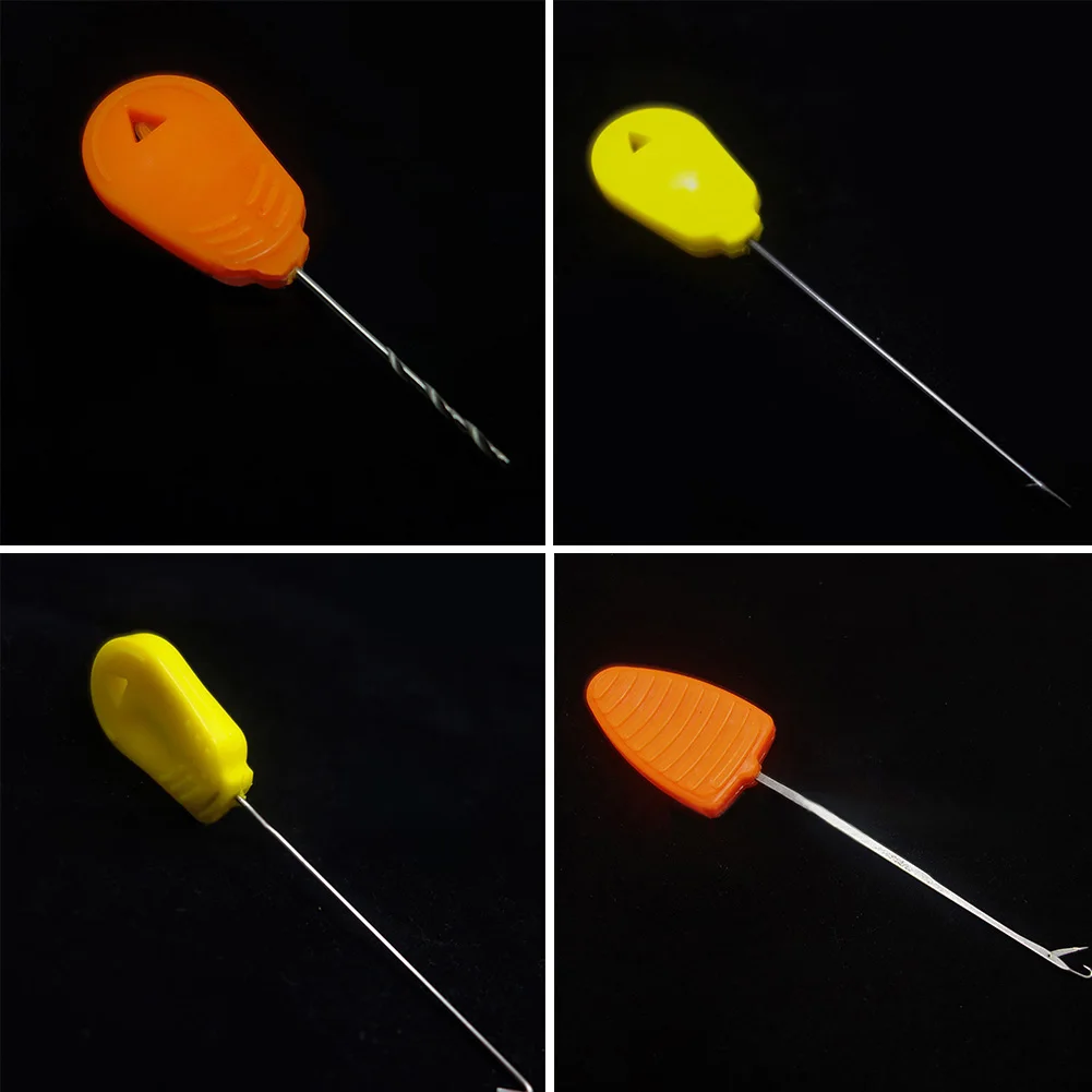 4 قطعة الاصطياد الإبر ل الصيد Boilies الذرة الشعر صنع أدوات الربط إبر التدريبات الأساسية الرصاص خط الصيد 2019