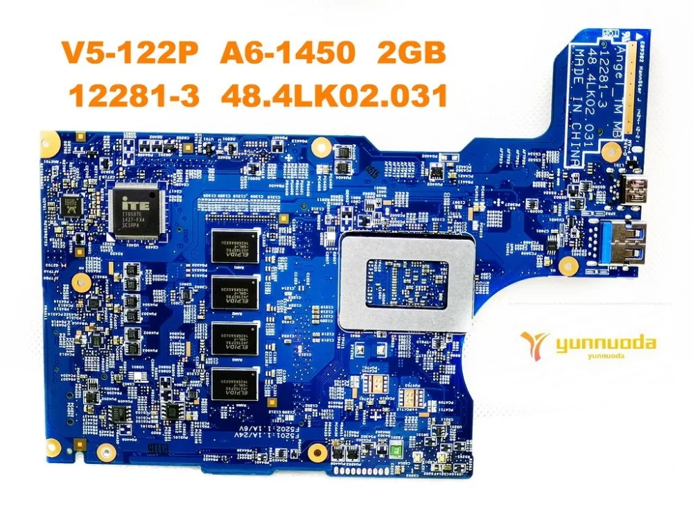 Cheap  Original for ACER V5-122P laptop motherboard V5-122P A6-1450 2GB 12281-3 48.4LK02.031 tested good f