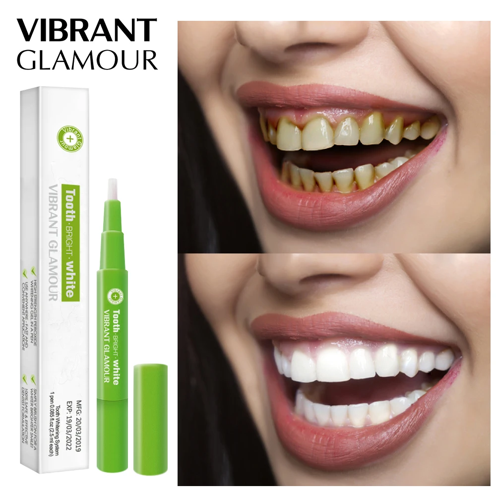 

VIBRANT GLAMOUR Teeth Whitening Pen Cleaning Serum Remove Plaque Stains Dental Tools Oral Hygiene Tooth Gel WhitenningToothpaste