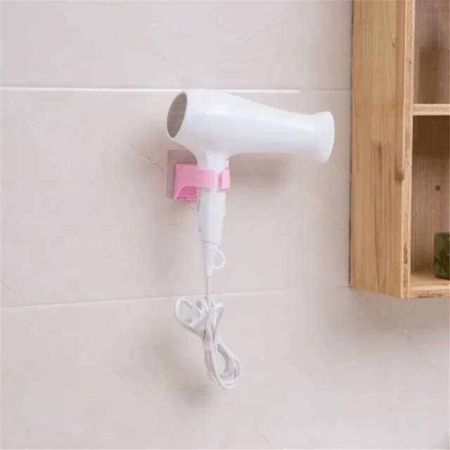 Hot Sale Plastic Hang Hair Dryer Wall Rack Storage Bathroom Shelf