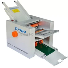Абсолютно автоматический прибор для складки бумаги бумажная папка машина ZE-9B/4 4 раза Высококачественная тарелка ne