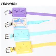 Новинка, поясная сумка из ПВХ, Женская поясная сумка, прозрачная поясная сумка, роскошная модная сумка для денег, поясная сумка для телефона, женская сумка-кошелек