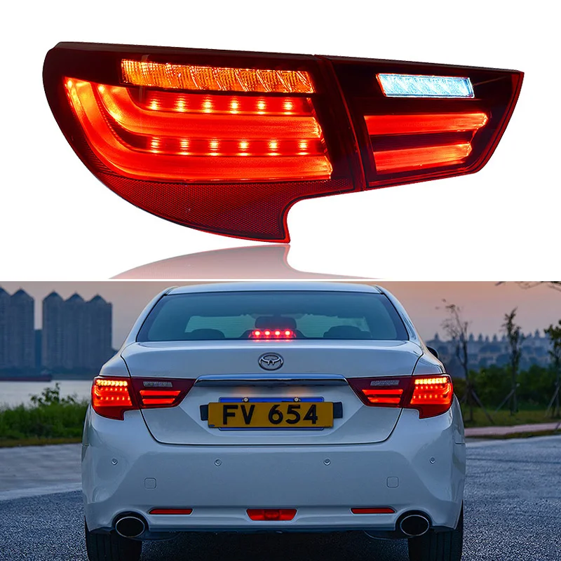 

Car styling Taillights for Toyota Reiz Mark X LEDTail Lights 2016 2017 Mark X LED Tail Light Rear Lamp DRL+Brake+Park+Signal
