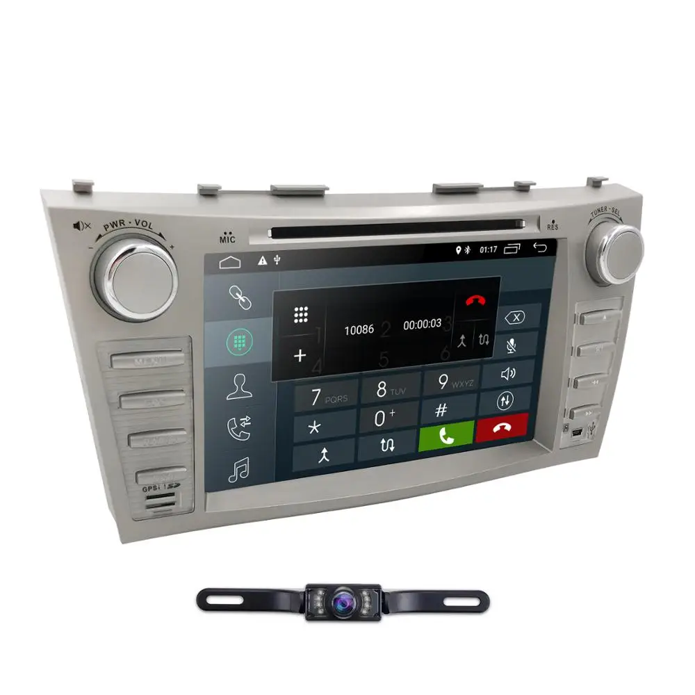 Discount 2G RAM 2 Din Quad Core 8" Android 8.1 Car DVD GPS Navigation For Toyota Camry 2007 2008 2009 2010 Head Unit Car Stereo radio 1