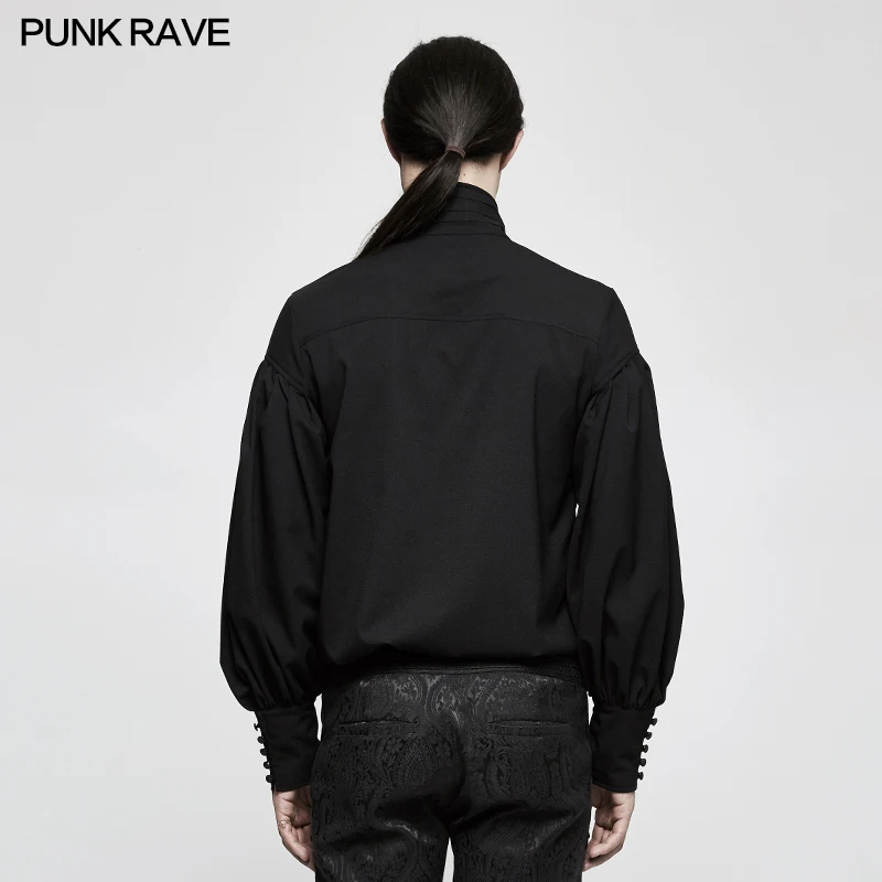 Мужская рубашка с длинным рукавом в готическом стиле|sleeve men shirt|long sleeve shirtmen shirt |