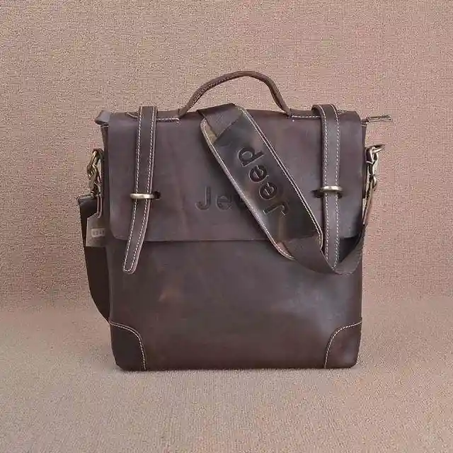 suede man bag