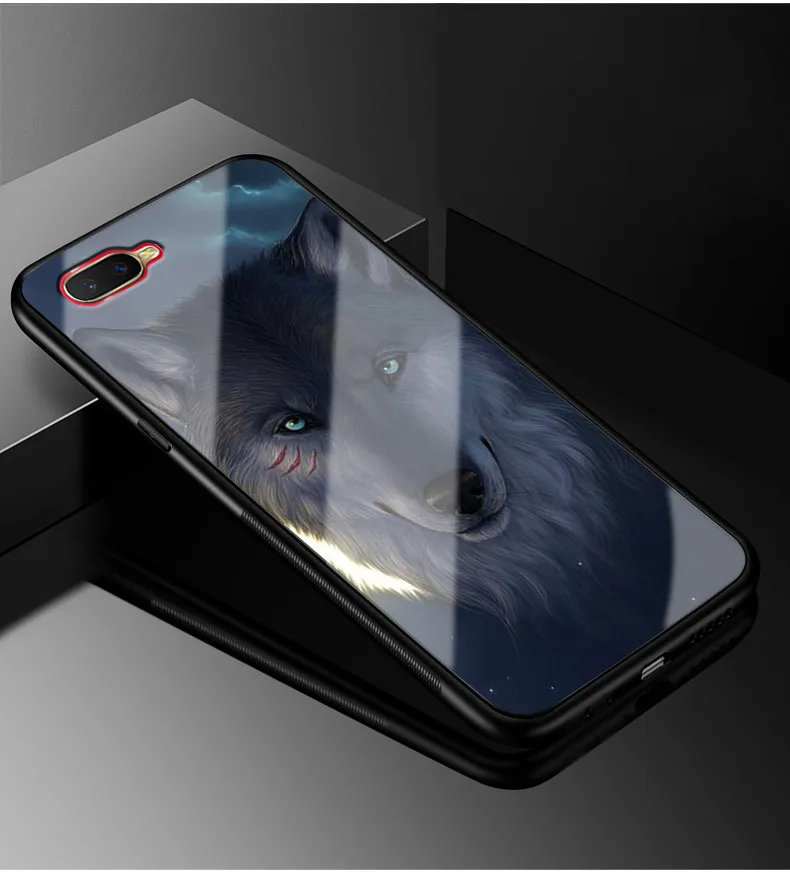 Слоновая кость Для Coque Oppo RX17 Neo чехол из закаленного стекла твердая задняя крышка для OPPO RX17 Neo CPH1893 RX17Neo RX 17 Neo чехол силиконовый бампер - Цвет: Слоновая кость