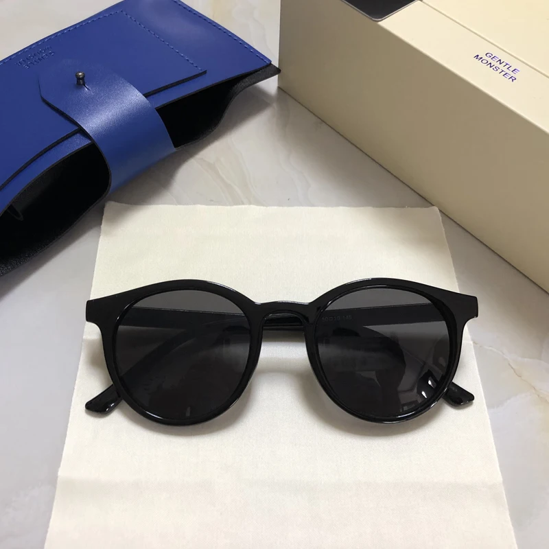 Оригинальные корейские брендовые дизайнерские женские солнцезащитные очки нежные очки с монстрами Модные женские круглые оправы клевые солнцезащитные очки