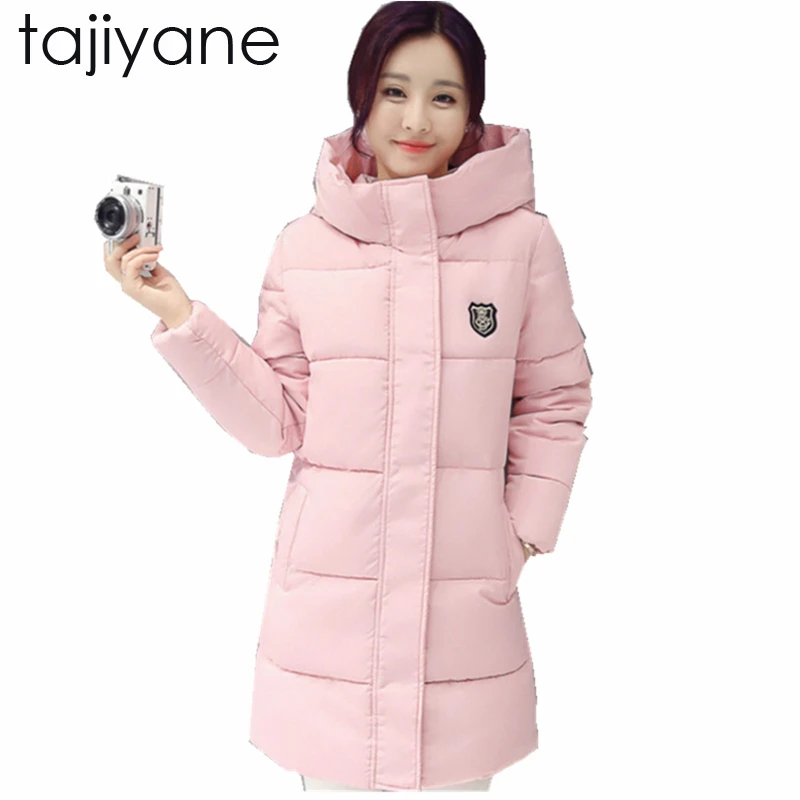 

TAJIYANE New Arrival Casual Warm Long Sleeve Ladies Basic Coat jaqueta feminina jacket women parkas cotton Women Winter Jacket
