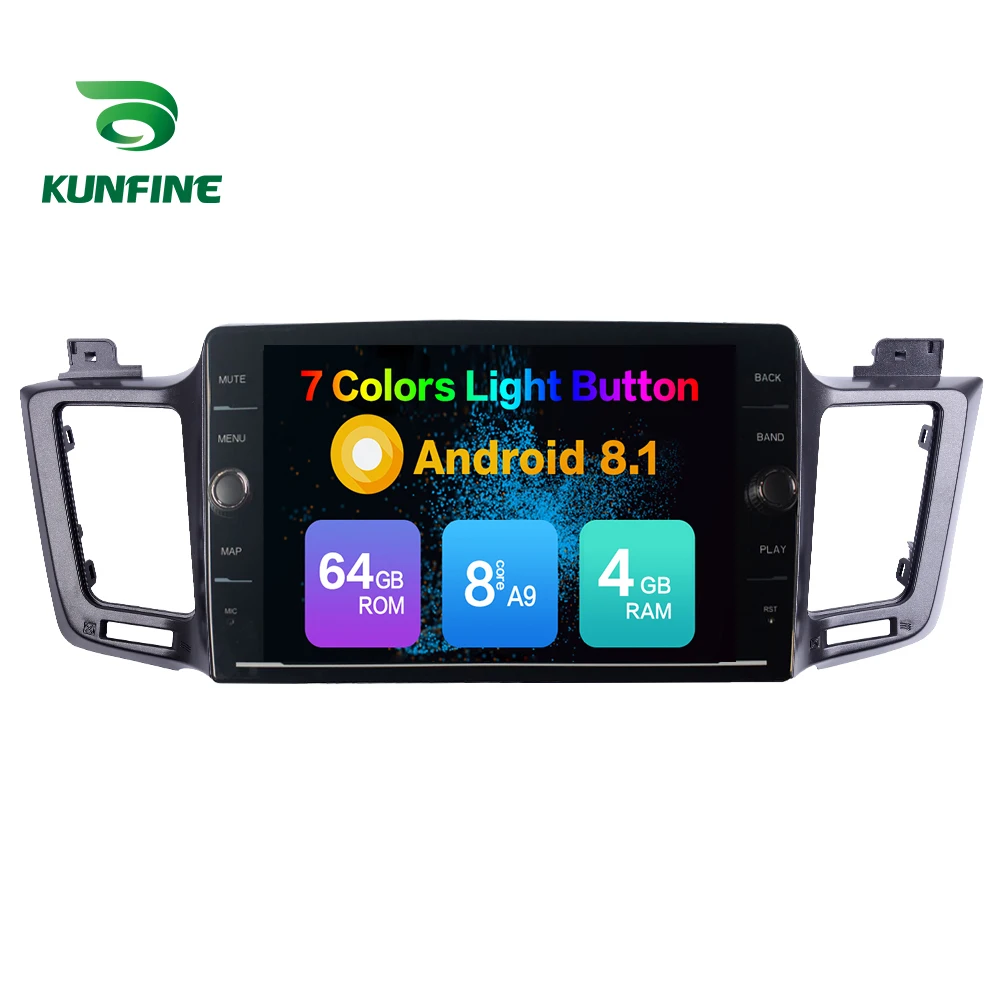 Flash Deal Octa Core 4GB RAM 64GB ROM Android 8.1 Car Navigation Player Deckless Car Stereo For Toyota RAV4 2013 2014 2015 Radio Headunit 0