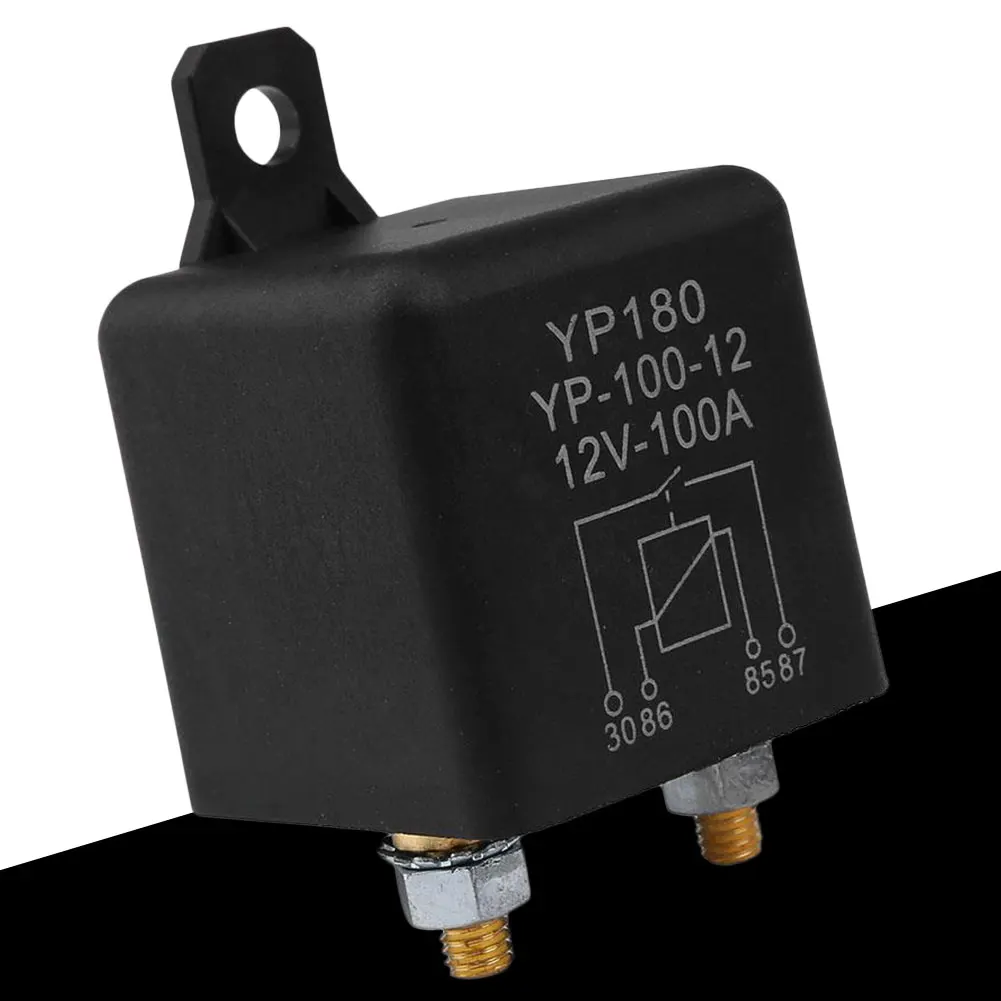 

Vehemo Car Auto 12V 100A Relay 4 Pin RL180 Heavy Duty Install Split Chargeover
