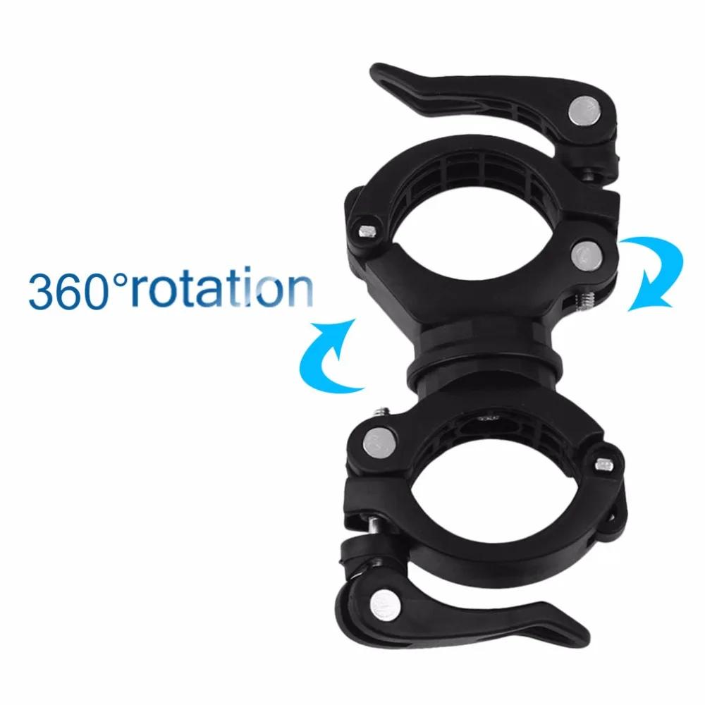 Excellent 360 Degree Rotation Multi-functional Top List Support Flashlight Lamp Light Bike Handlebar Holder with Box 2018 Hot 2