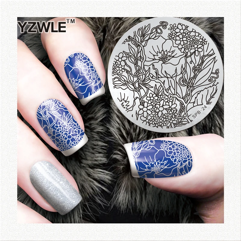 Nail Art Stamping Image Plates DIY Template | Красота и здоровье