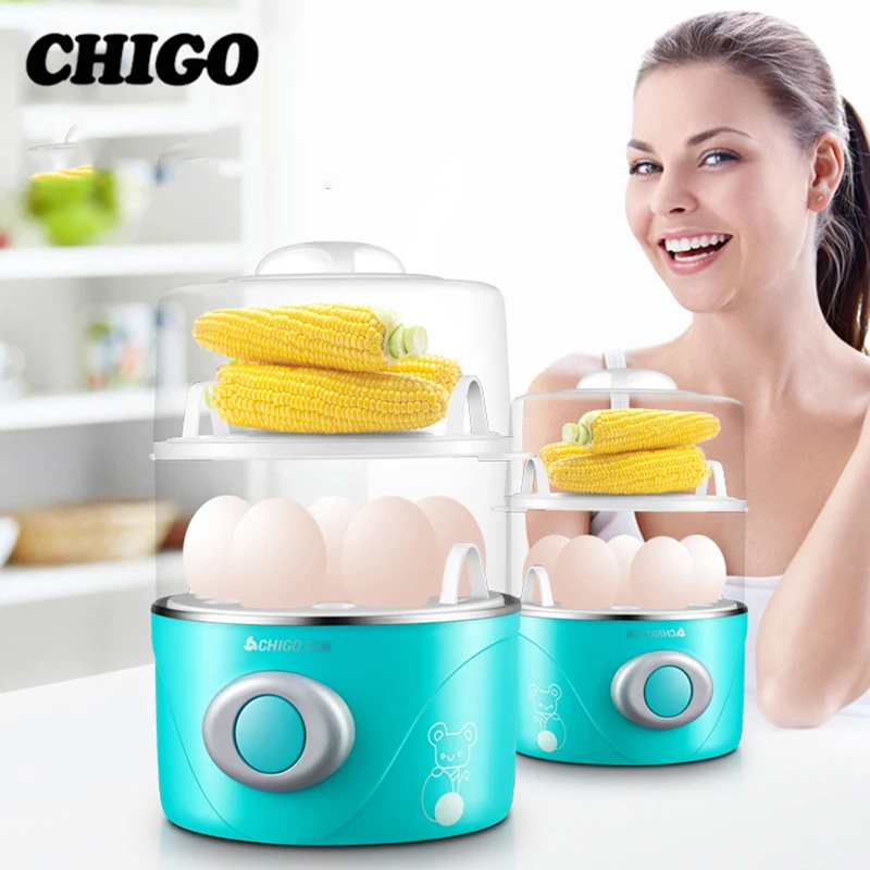 Chigo Multivariate Double boiler Electric Egg Boiler Kitchen Appliances