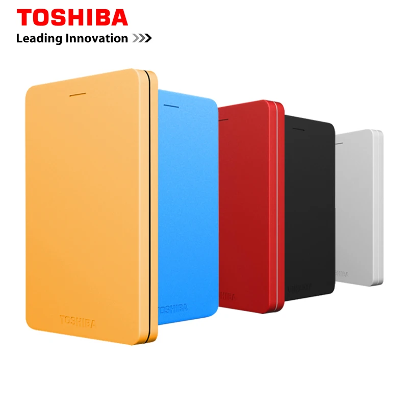 Внешний жесткий диск TOSHIBA 1 ТБ 2 1000 ГБ Гб HDD 5 дюйма USB 3 0 тонкий металлический корпус