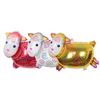 

NEW 5pcs/lot 82x54cm sheep aluminum balloon Helium balloon wedding birthday party decoration Inflatable Toys Air Balls Globos