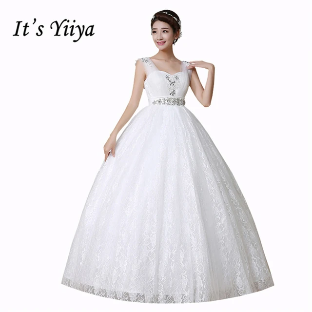 It S Yiiya Plus Size Sleeveless Pregnancy Wedding Dresses Floor