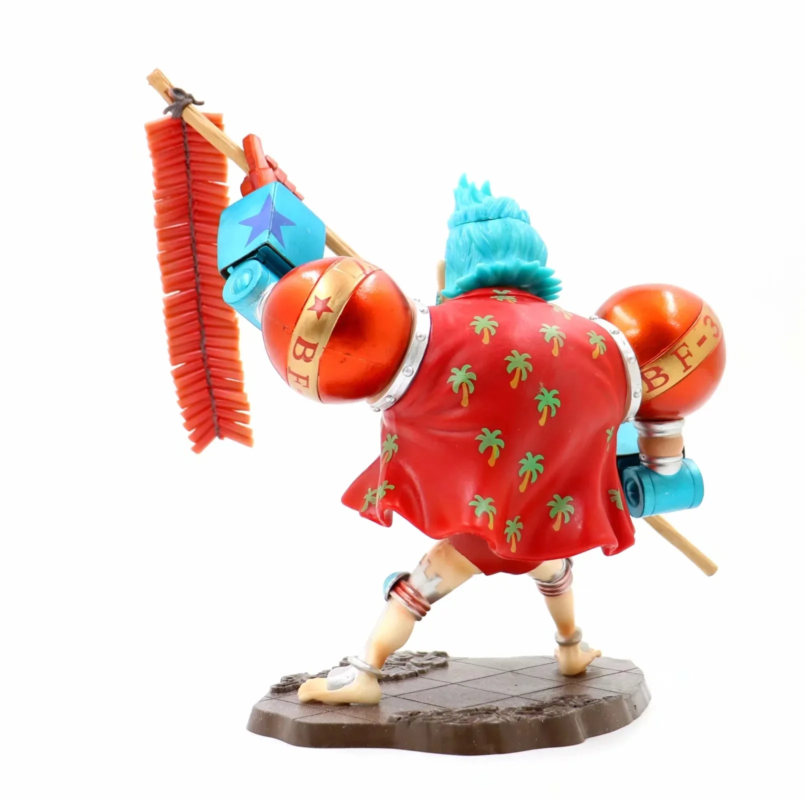 Аниме One Piece Franky играет петарды 2018 китайский новый год Ver. Милая фигурка модель