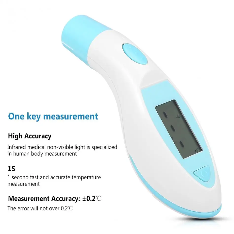 ЖК-цифровой инфракрасный термометр для детей, прибор для измерения температуры уха и лба, медицинский термометр для взрослых детей