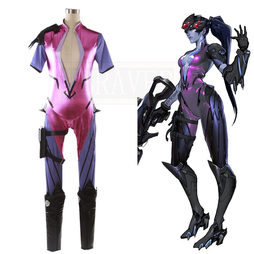 OW косплей Амелии Лакруа Widowmaker костюм Хэллоуин костюмы по индивидуальному заказу
