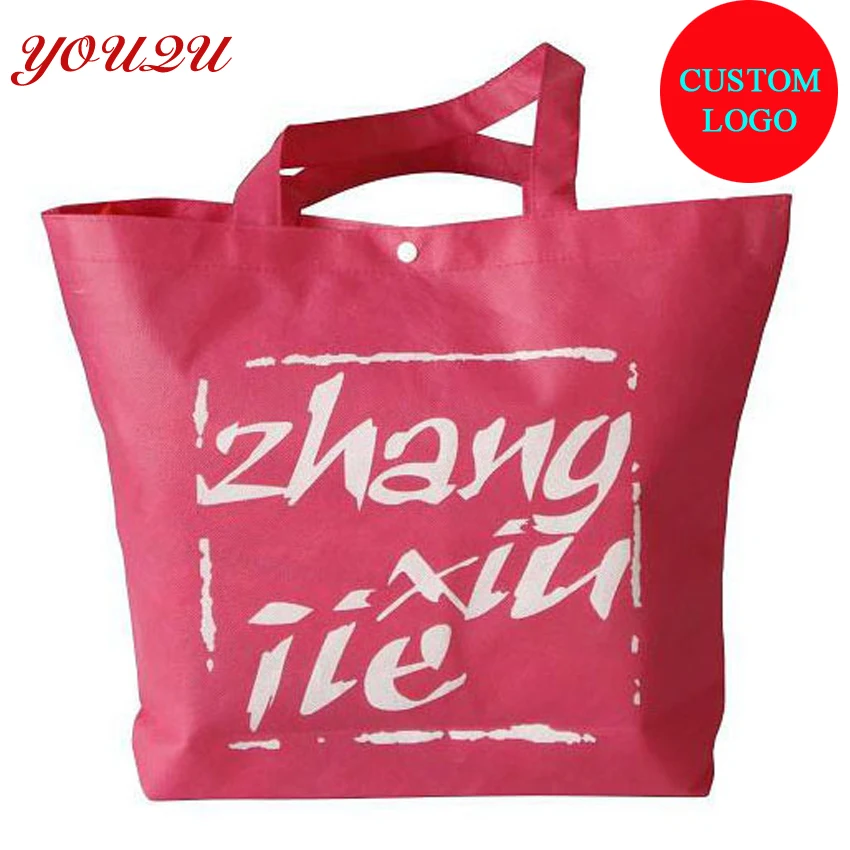 

Buckle close non woven tote bag with your logo imprint