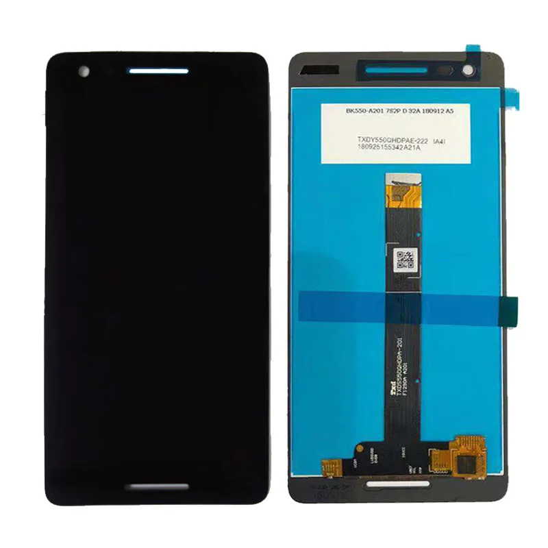 

5.5" Top Quality Screen For Nokia 2.1 2 (2018) TA-1080 TA-1084 TA-1092 TA-1093 LCD Display+Touch Screen Digitizer Assembly Black