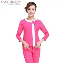 Женская спа тайская Массажная Униформа косметолога салон красоты официантка Красивая Униформа брючные костюмы медицинская одежда DD1382