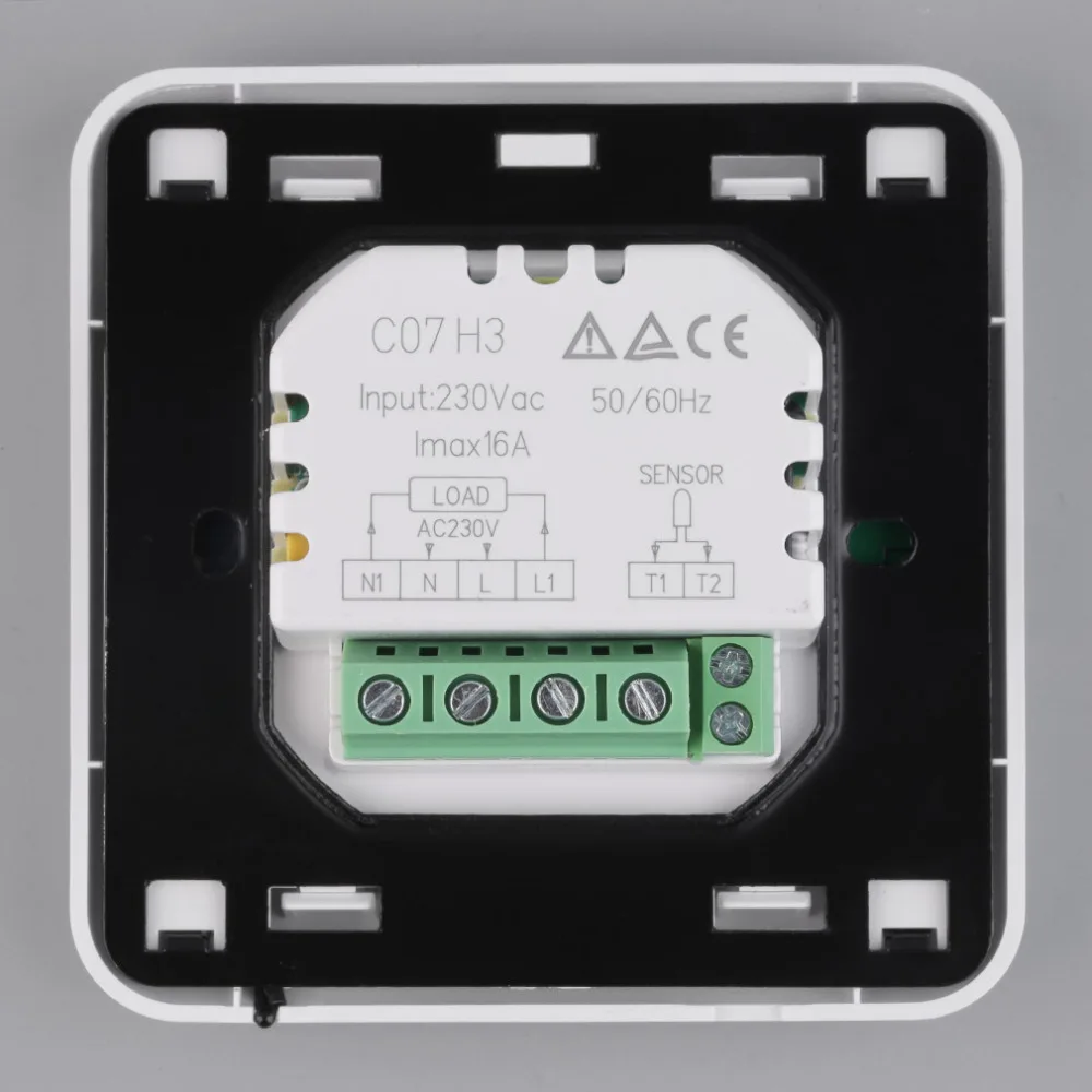 C07h3 16 a Digital LCD Thermostat thermostat hypocauste Touch Screen UE