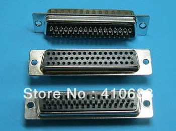 

50 Pcs D-sub 50 pin Female 3 Rows Solder Type Connector NEW