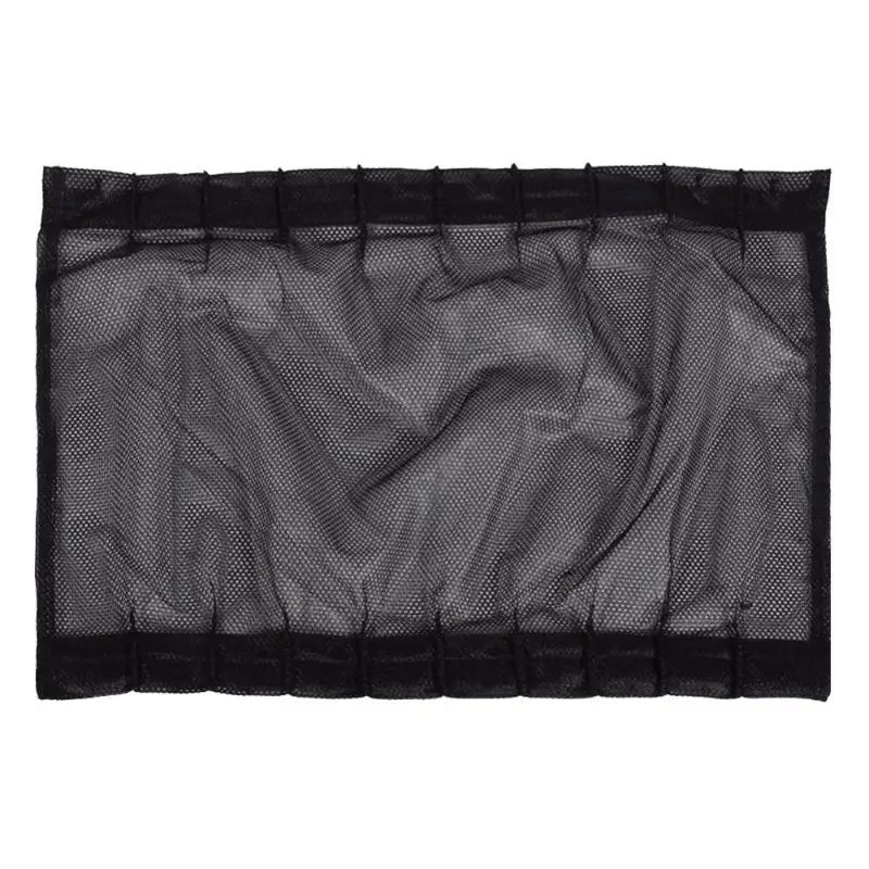 Полиэфирная сетка, летние автомобильные шторы, крышка от солнца, Универсальная автомобильная УФ-оконная Солнечная Защитная сетка черного цвета