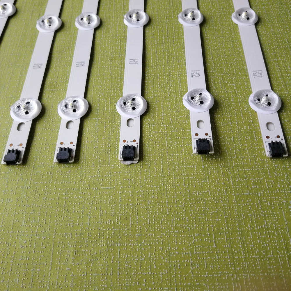 10 шт./компл. R1 L1 R2 L2 ТВ светодиодная подсветка идеально подходит для LG 42LN5700 6916L 1214A