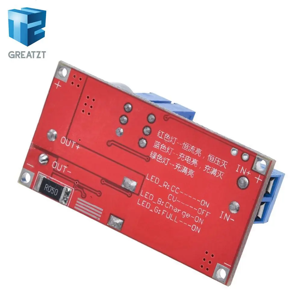 1 шт. 5A DC CC CV литиевых Батарея Шаг вниз зарядки LED Мощность конвертер Зарядное
