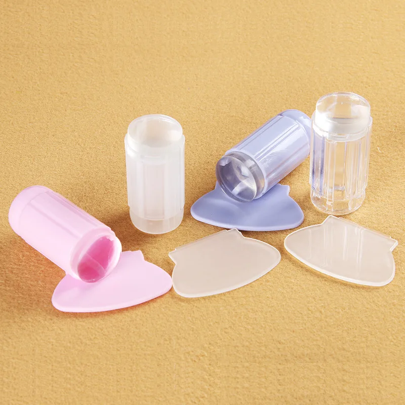 2018 New 2.8CM StampingTransparent Silicone Nail Stamp Image Stamper