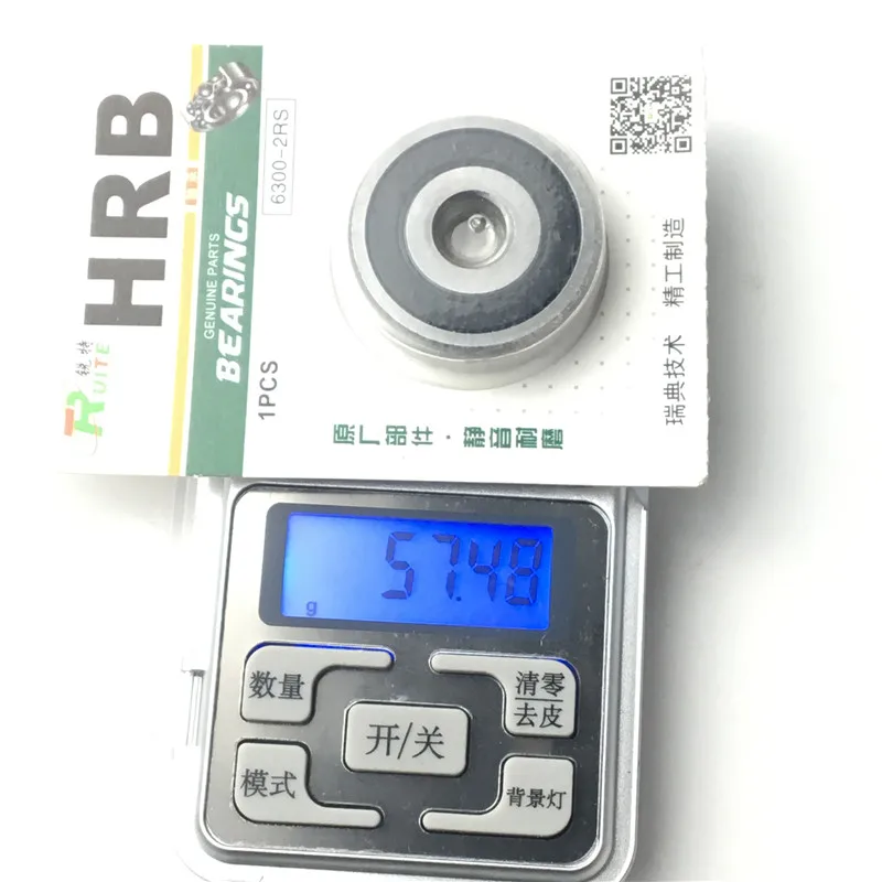 

6300-2RS Bearings 10x35x11mm, Stable Performance and Cost-Effective, Double Seal and Pre-Lubricated, Deep Groove Ball Bearings