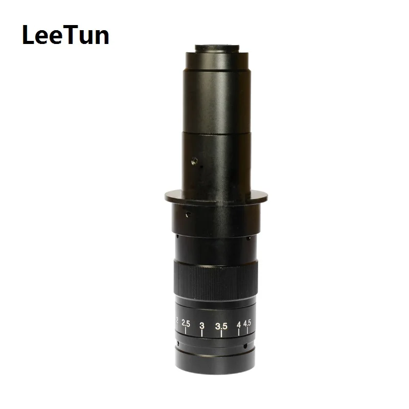 

180X Monocular Optical Zoom C-Mount Eyepiece 0.7X-4.5X Adjustable 25 mm C Mount Industrial Microscope Digital Camera Lens