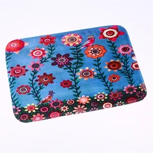 Нескользящие Коврик Коврики для кухни листья Спальня Гостиная цветочный супер мягкий ковер вход в ванную комнату двери водопоглощение коврик