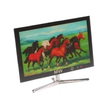 Горячая 1 шт. Кукольный дом ЖК ТВ-игрушка мини Красивая фурнитура ТВ Игрушки для малышей аксессуары плоский экран съемный телевизор