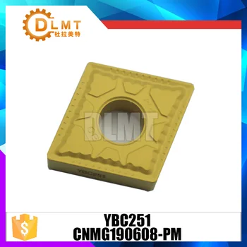 

10PC CNMG190608 PM YBC251 factory direct sales lathe cutting tools coated cemented carbide turning inserts