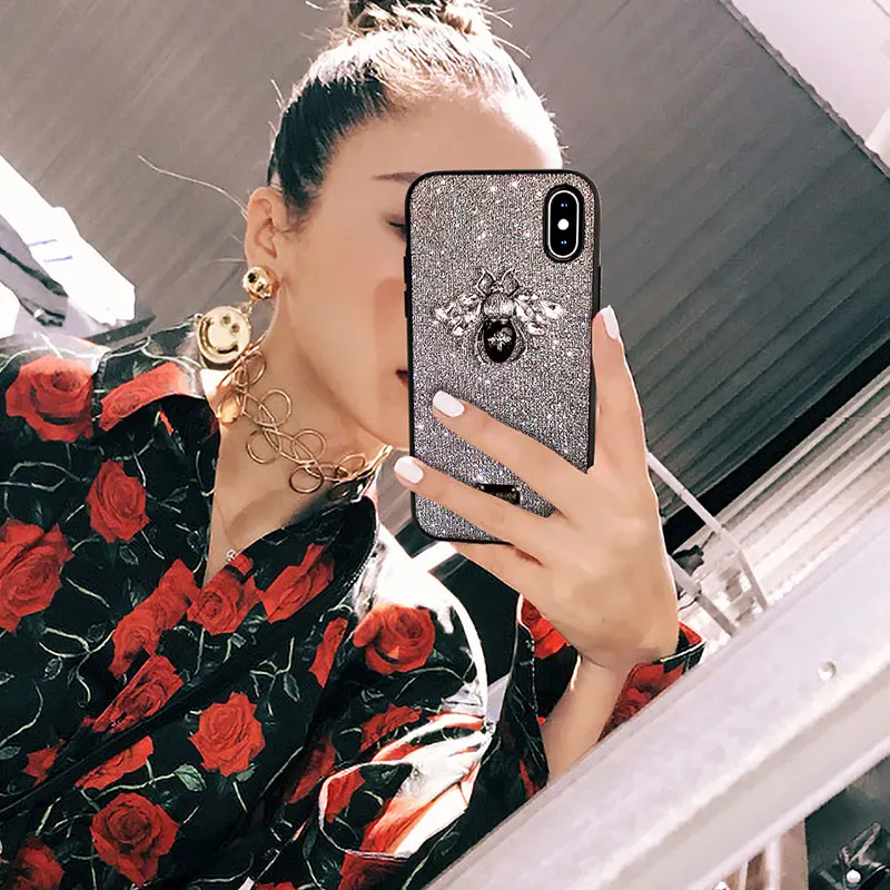 bling bling luxury cute iphone 6 6s 7 8 plus x xr xs max case  (7)