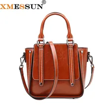 XMESSUN женская сумка из натуральной кожи Весна и лето новая кожаная сумка женская сумка через плечо сумка-тоут сумка Shiping H145