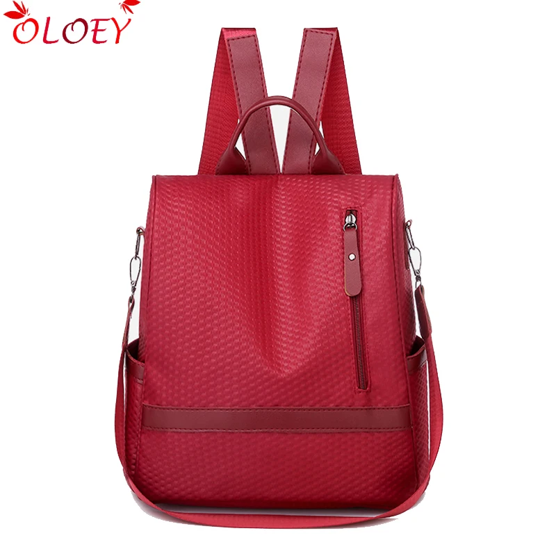 

2019 new fashion wild anti-theft waterproof quality brand Oxford spinning ladies fashion backpack trend student bag leisure trav